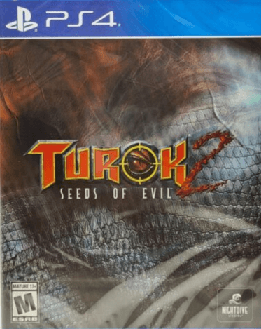 Turok 2: Seeds of Evil box art for Playstation 4
